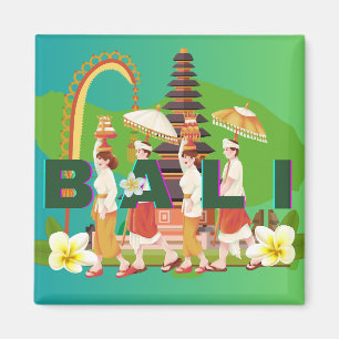 Balinese Prayers Magnet the Essence of Devotion