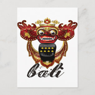 BalineseBarong Indonesien souvenir Vykort