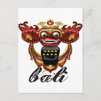 BalineseBarong Indonesien souvenir Vykort
