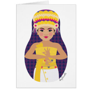 BalinesedansareMatryoshka kort
