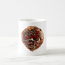 Balinesisk Barong-konst Mugg