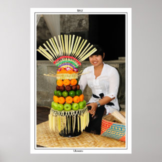 Balinesisk flicka poster