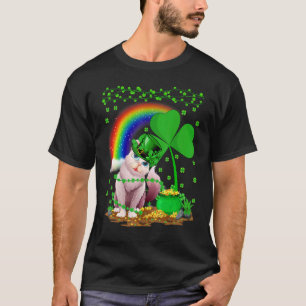 Balinesisk katt regnbåge Balinesisk katt St Patric T Shirt