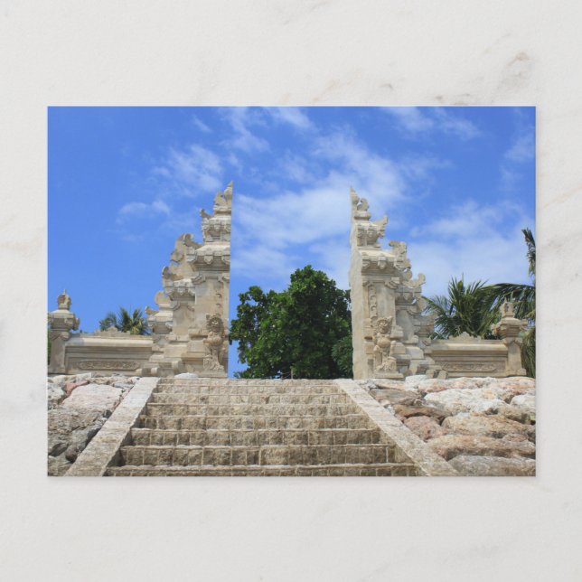 Balinesisk konst vykort (Framsida)