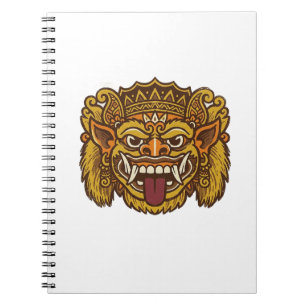 Balinesisk kulturell Barong Anteckningsbok