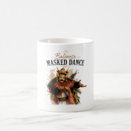Balinesisk maskdansmugg kaffemugg