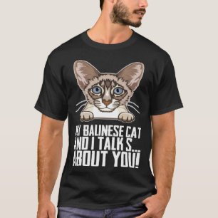 balinesiska katter  balineser  balinesiska katter t shirt