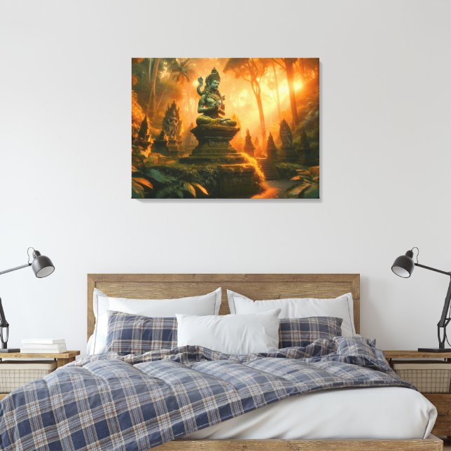 Balis heliga viskningar canvastryck (Insitu (sovrum))