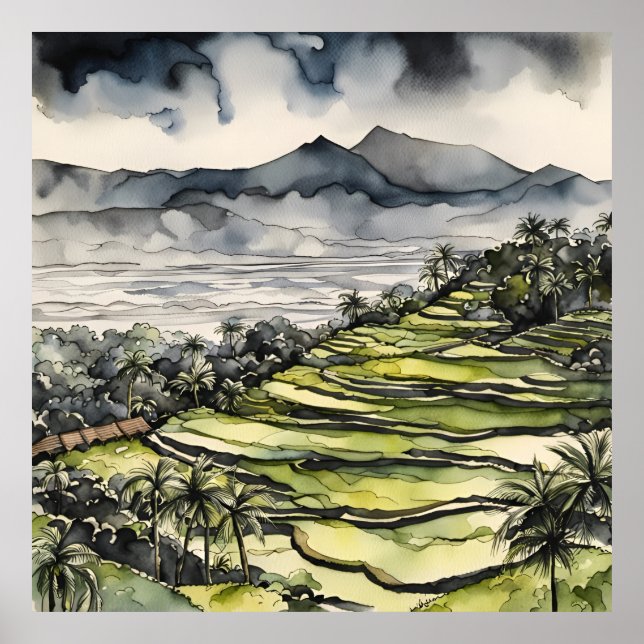 Bali's Paddy Symphony Poster (Framsidan)