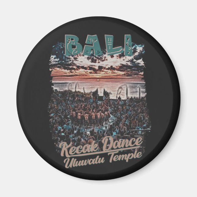 BALI's Uluwatu Temple Magnet (Framsidan)