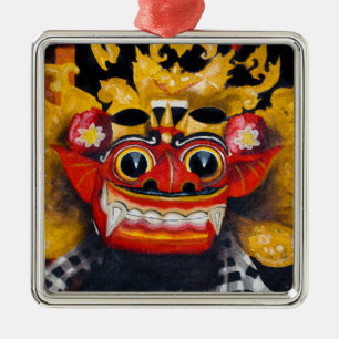 Baliska Barong Julgransprydnad Metall