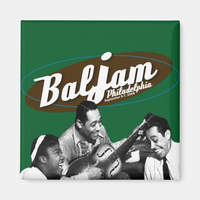 BalJam Square Magnet (Framsidan)