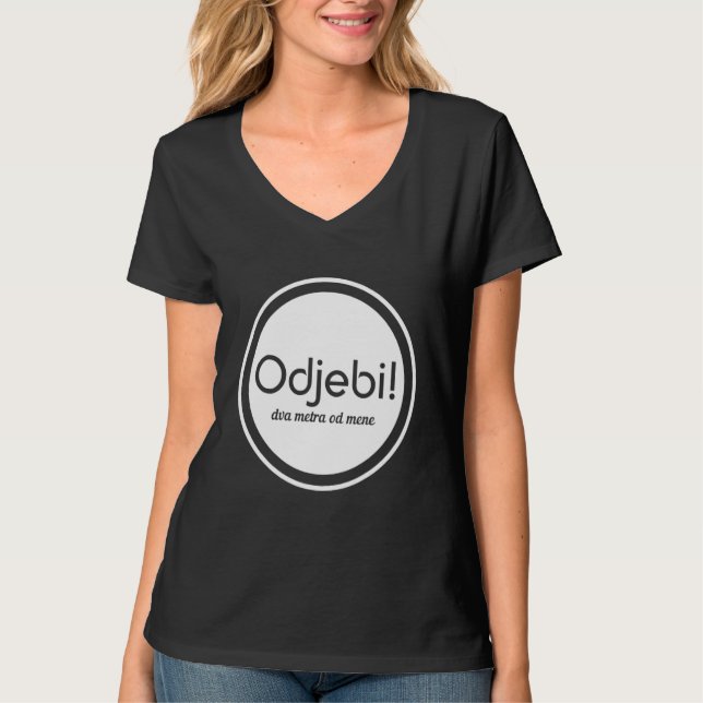 Balkan Bosna Hrvatska Srbija Say T Shirt (Framsida)