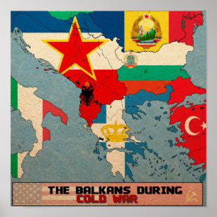 Balkan i Kall Krig Poster