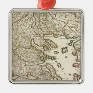 Balkan peninsula, Grekland, Makedonien Julgransprydnad Metall