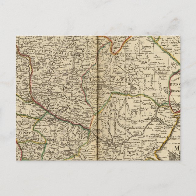 Balkanländerna Peninsula 3 Vykort (Framsida)