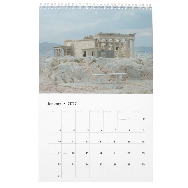 Balkans 2015 kalender (Jan 2027)