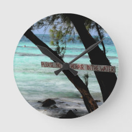 Balkanstolar Rum Point Grand Cayman Rund Klocka
