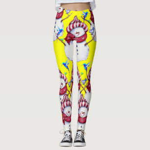 balkar snögubbe leggings