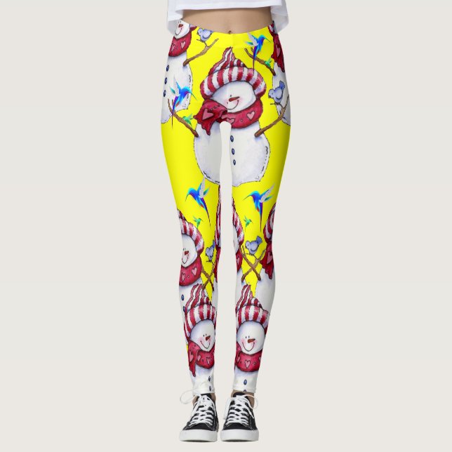 balkar snögubbe leggings (Framsida)