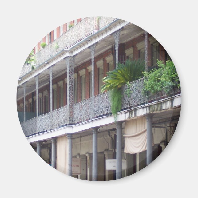 Balkoner i Fransk Kvartal Magnet (Framsidan)