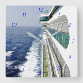 Balkongen ror Time Fyrkantig Klocka