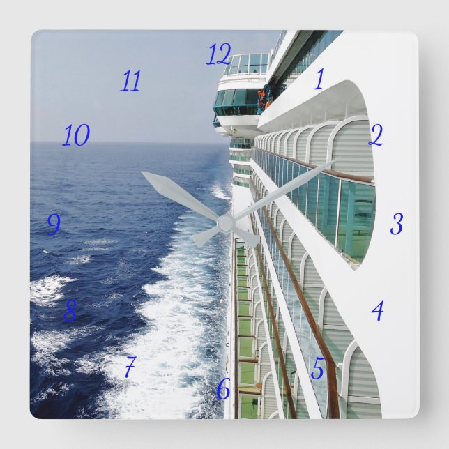 Balkongen ror Time Fyrkantig Klocka (Framsida)