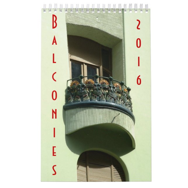 Balkonger - kalender - 2016 (Omslag)
