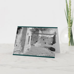 Balkonghus, nationalpark för Mesa Verde Kort