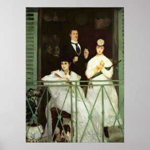 Balkony - Edouard Manet Poster