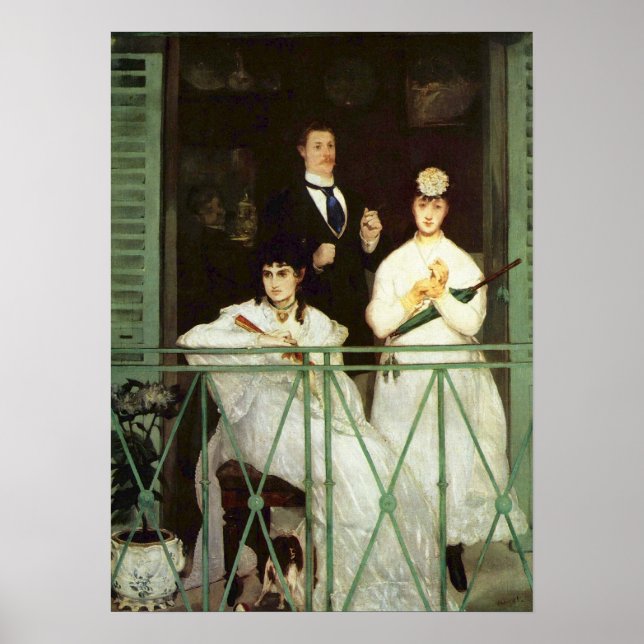 Balkony - Edouard Manet Poster (Framsidan)