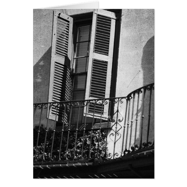 Balkony Hälsningskort (Framsidan)