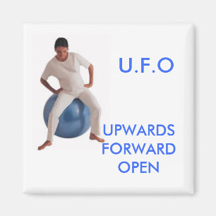 ball3 EFTERSÄNDER UPPÅT ÖPPET, U.F.O Magnet