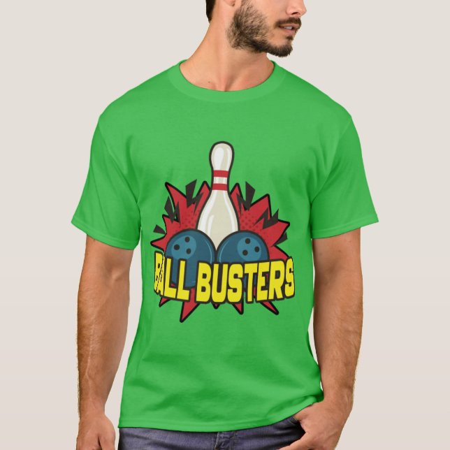 Ball Busters Bowlingsfamilj T Shirt (Framsida)
