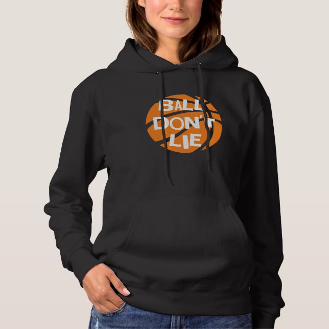 Ball Don't Lie, Basketball Player, Basketball Fan, T Shirt (Framsida)