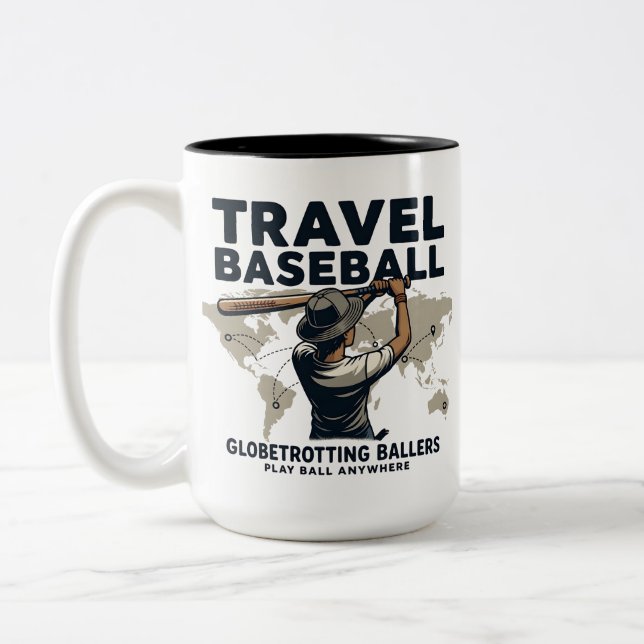 Ball for fan Två-Tonad mugg (Vänster)