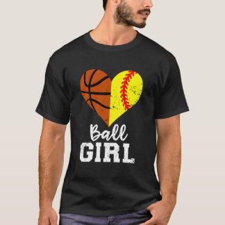 Ball He Softball Basketball T Shirt