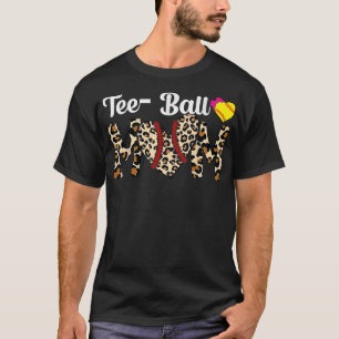 Ball Mamma Mors Dag T-shirt Teeball Mamma Baseboll