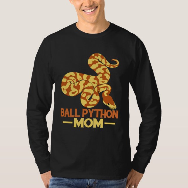 Ball Python Mom T Shirt (Framsida)