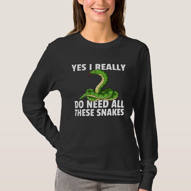 Ball Python Snake  For Boa  Owner T Shirt (Framsida)