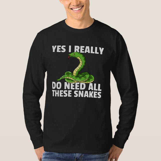 Ball Python Snake  For Boa  Owner T Shirt (Framsida)