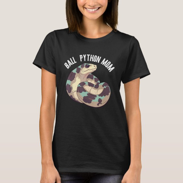 Ball Python Snake  Reptile  Noodle Reptile Snek 5 T Shirt (Framsida)