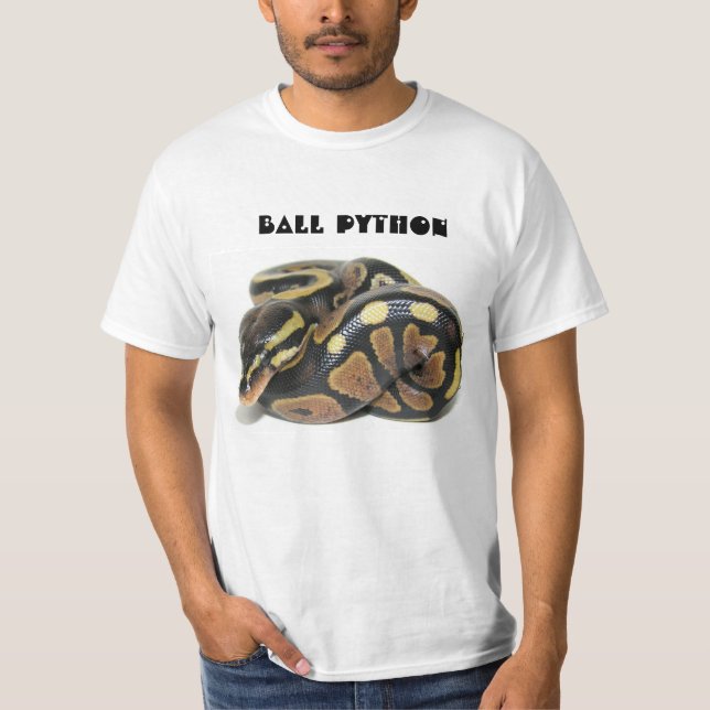 Ball Python (snake) T-shirt (Framsida)