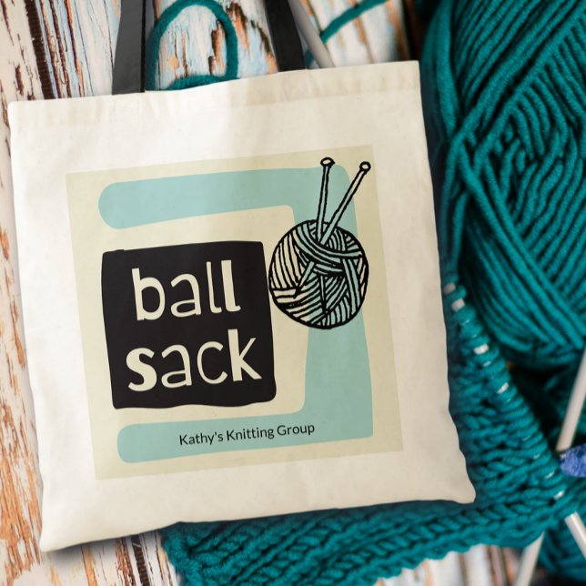 Ball Sack Knitting Lovers Group Tygkasse (Skapare uppladdad)