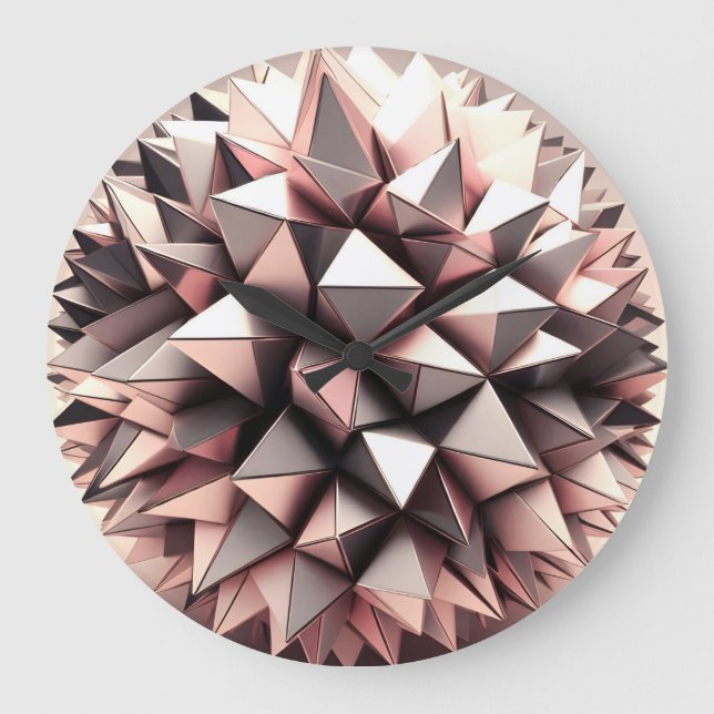 ball with triangles fragments surface stor klocka (Framsida)