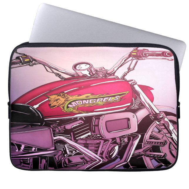 Ballad Rory Hawkins motorcykel laptop sleeve (Framsidan)