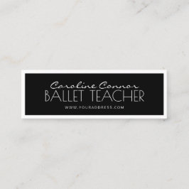 Ballagelagare Black & White Borded Card Mini Visitkort