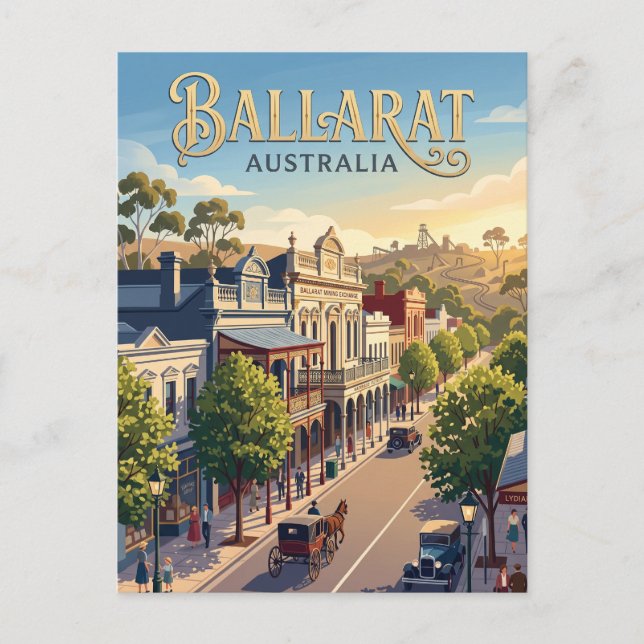 Ballarat, Australien Vykort (Framsida)