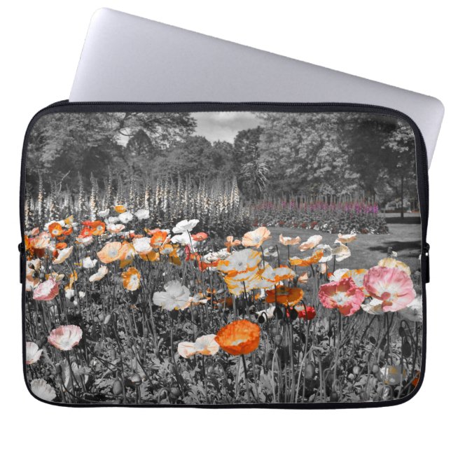 Ballarat Botanic Gardens Blommigt Visning Laptop Fodral (Framsidan)