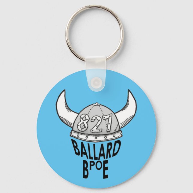 Ballard 827 Vikinghjälm Nyckelring (Framsida)